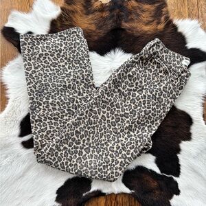 Abercrombie & Fitch High Rise Leopard Jeans